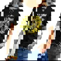 Womens In A World Full Of Grandmas Be Grammy Sunflower Tee