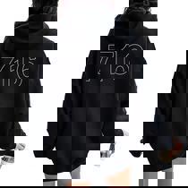 トップス Oversized Back Print Hoodie 206991030-1-black?$n_750w$&wid