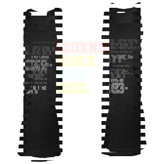 10-Year-Old Legend Since June 2013 10Th Birthday Unisex Tank Top | Mazezy