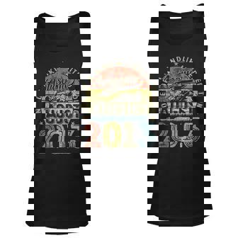 10 Years Old Boy August 2013 Born In 2013 10Th Birthday Gift Unisex Tank Top - Thegiftio