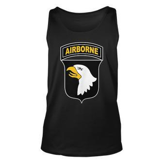 101St Airborne Never Underestimate An Old Man Who Is A Vet Gift For Mens Unisex Tank Top - Seseable
