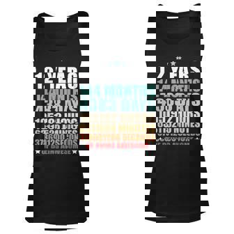 12 Years 144 Months Of Being Awesome Funny Twelve Years Old Unisex Tank Top | Mazezy