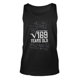 13 Year Old Math Square Root Of 169 13Th Birthday Math Tank Top | Mazezy