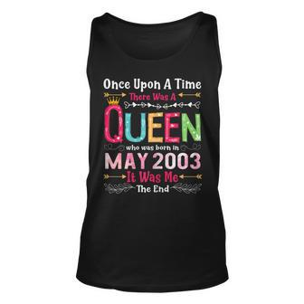 18 Years Old Birthday Girls 18Th Birthday Queen May 2003 Unisex Tank Top | Mazezy