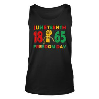 1865 Junenth Celebrate African American Freedom Day Freedom Tank Top | Mazezy