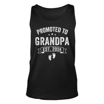 1St Time Grandpa Est 2024 New First Grandpa 2024 Unisex Tank Top | Mazezy CA