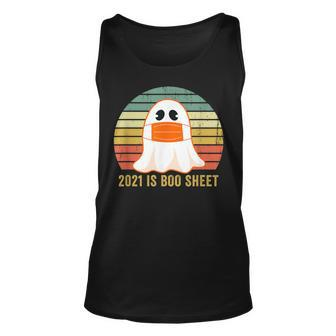 2021 Is Boo Sheet Ghost In Mask Vintage Halloween Halloween Tank Top | Mazezy