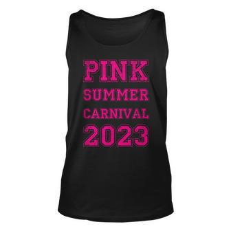 2023 Pink Summer Carnival Unisex Tank Top - Monsterry