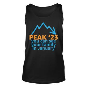 2023 Swagazon Peak '23 You Can See Your Family In January Tank Top - Monsterry UK
