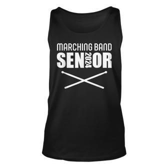 2024 Senior Snare Drum Class Of 2024 Marching Band Drumline Tank Top - Seseable