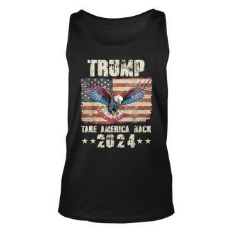 2024 Trump Flag Take America 4Th Of July Trump 2024 Tank Top - Monsterry