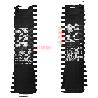 22 A Day Veteran Lives Matter Veterans Day Unisex Tank Top | Mazezy