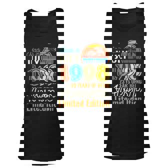 23 Years Old Born In July 1998 23Rd Birthday Unisex Tank Top | Mazezy