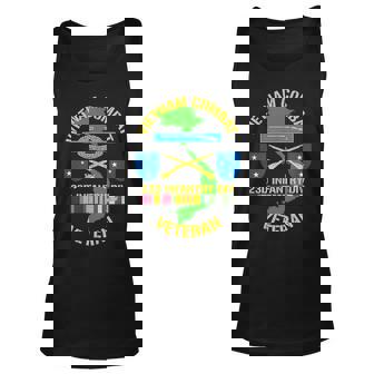 23Rd Infantry Division Vietnam Combat Veteran Unisex Tank Top | Mazezy
