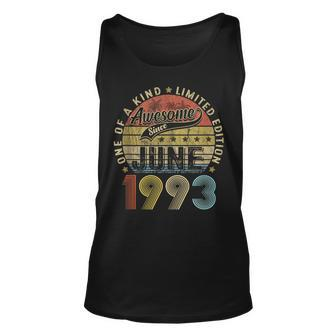 30 Year Old Awesome Since June 1993 30Th Birthday Men Tank Top | Mazezy