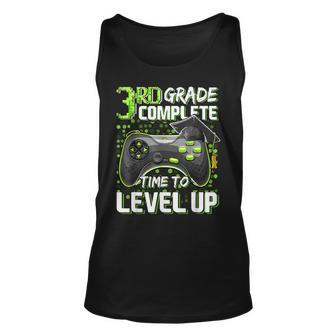 3Rd Grade Complete Time To Level Up Happy Last Day Of School Unisex Tank Top - Seseable