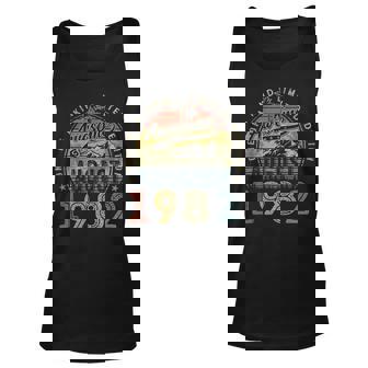 41 Year Old Awesome Since August 1982 41St Birthday Unisex Tank Top - Thegiftio UK
