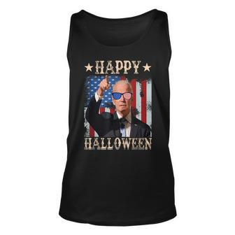 4Th Of July 2023 Confused Joe Biden Happy Halloween Halloween Tank Top | Mazezy DE