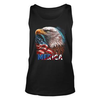 4Th Of July Bald Eagle Mullet American Flag Patriotic 4Th Of Patriotic Tank Top | Mazezy