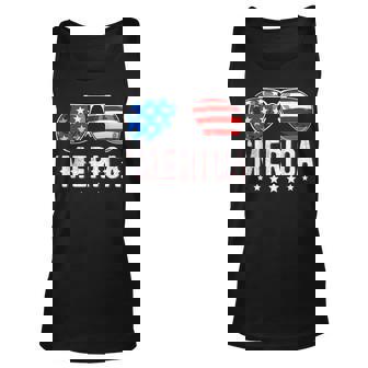 4Th Of July Merica Sunglasses American Flag Men Boys Fourth Tank Top | Mazezy
