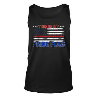 4Th Of July Patriotic This Is My Pride Flag Usa American Patriotic Tank Top | Mazezy