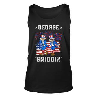 4Th Of July George Washington Griddy George Griddin Funny Unisex Tank Top - Monsterry DE