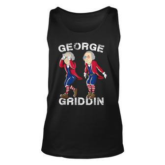 4Th Of July George Washington Griddy George Griddin Unisex Tank Top - Monsterry UK