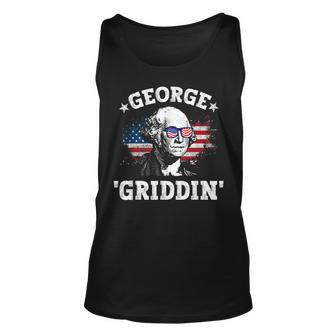 4Th Of July George Washington Griddy George Griddin Unisex Tank Top | Mazezy