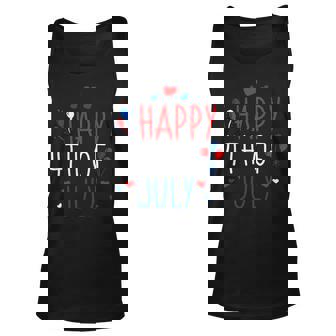 4Th Of July Happy 4Th Of July American Flag Unisex Tank Top - Monsterry