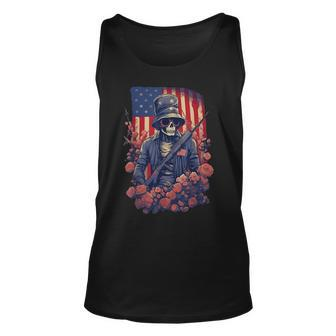 4Th Of July Men Boys Usa American Flag Independence Day Unisex Tank Top - Seseable
