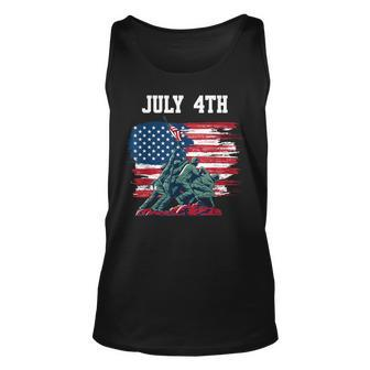 4Th Of July Men Usa American Flag Boys Independence Day Unisex Tank Top - Seseable