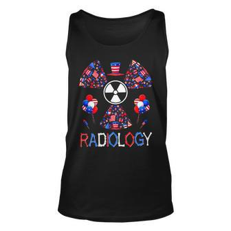 4Th Of July Radiology Patriotic American Radiology Tech Unisex Tank Top - Monsterry UK