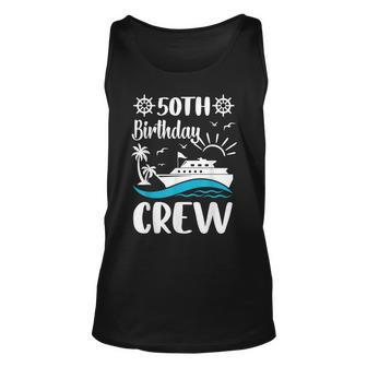 50 Th Birthday Cruise Crew 1974 50 Year Old Celebration Tank Top | Mazezy