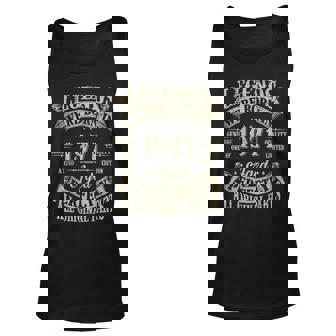 52Nd Birthday 52 Years Old Vintage Legends Born In 1971 Tank Top - Thegiftio UK