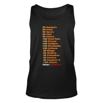 55 Burgers 55 Shakes 55 Fries Think You Should Leave Tank Top | Mazezy