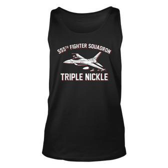 555Th Fighter Squadron Triple Nickle Unisex Tank Top | Mazezy DE