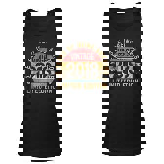 5Th Birthday Vintage 2018 Boy Turning 5 Bday 5 Years Old Unisex Tank Top | Mazezy