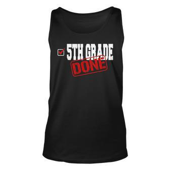5Th Grade Done End Of Year Last Day Of School Youth Tank Top | Mazezy