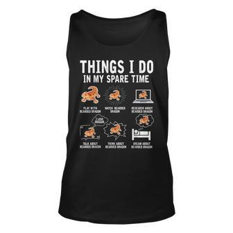 6 Things I Do In My Spare Time Lizard Bearded Dragon Lover Bearded Dragon Lover Tank Top | Mazezy