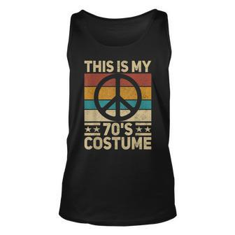 My 70S Costume 70 Style Peace Hippie 70'S Disco 1970S Outfit Tank Top - Monsterry CA