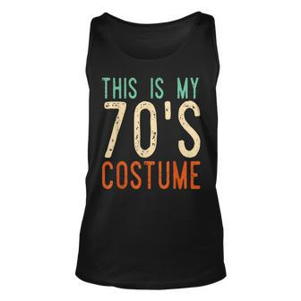 This Is My 70S Costume Groovy Peace Halloween 70S Vintage Tank Top | Mazezy