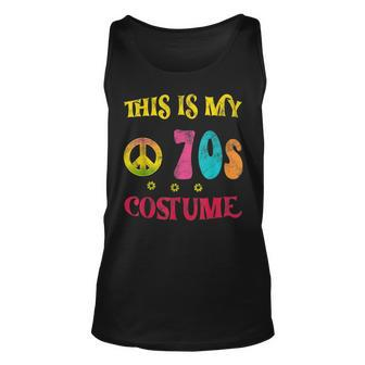 This Is My 70S Costume Vintage Groovy Peace Halloween 70S Vintage Tank Top | Mazezy