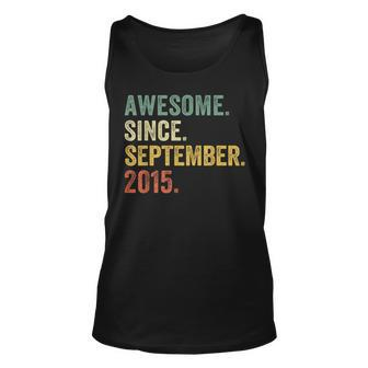 8 Years Old 8Th Birthday Awesome Since September 2015 Tank Top - Seseable