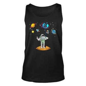 8 Years Old Birthday Boy 8Th Space Planets Astronaut Space Tank Top | Mazezy