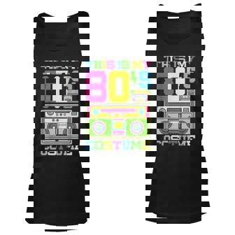 80S Costume 1980S Theme Party Eighties Styles Fashion Outfit 80S Vintage Tank Top | Mazezy