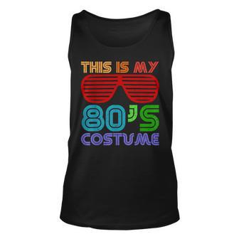 This Is My 80S Costume 1980S Retro Vintage Halloween Tank Top - Monsterry AU