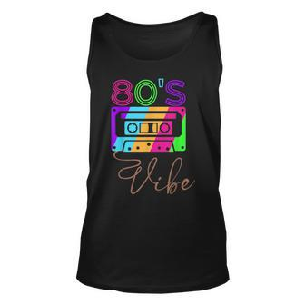 80S Vibe 1980S Fashion Theme Party Outfit Eighties Costume Unisex Tank Top - Seseable