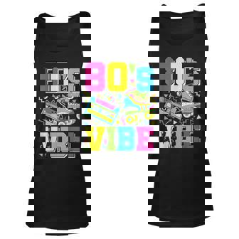 80S Vibe Costume Party Outfit Funny 80S Lover 80S Style Unisex Tank Top | Mazezy