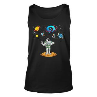 9 Years Old Birthday Boy 9Th Space Planets Astronaut Space Tank Top | Mazezy