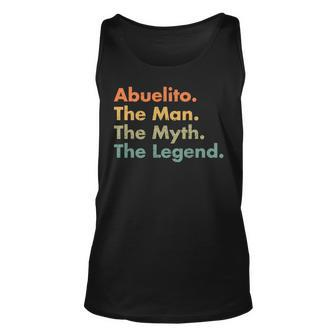 Abuelito The Man The Myth The Legend Grandpa Dad Uncle Tank Top | Mazezy